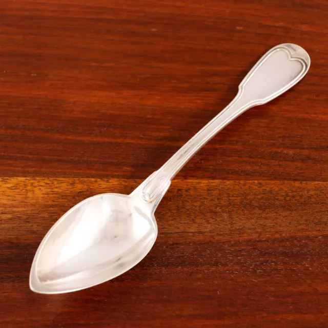 THEOPHILE DESIREE PINCHON FRENCH 950 SILVER SERVING SPOON FRENCH THREAD c1838