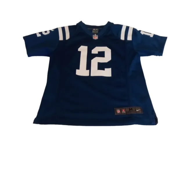 Nike On Field Indianapolis Colts Andrew Luck #12 Jersey Boys Size M