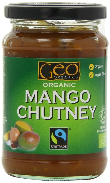 Condimenti Georganics - Chutney mango biologico 300 g - confezione da 2