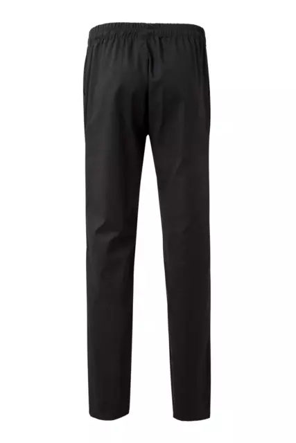 Pantalon de cuisine noir, pantalon de cuisinier pas cher, pantalon pâtissier 2