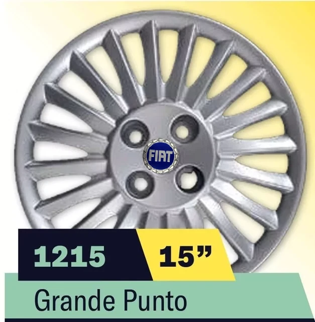 4 Stück Radkappen Radzierblenden 15 Für Fiat Punto I II III