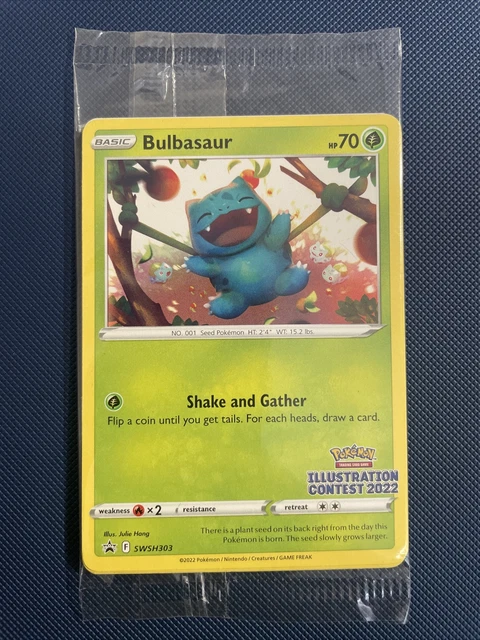 Pokémon Illustration Wettbewerb 2022 | Versiegelt | Greninja | Arkanin | Bulbasaur