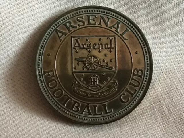 Arsenal Football Club Very Rare Vintage Medal Double Achieved 1970-71,Good Used.