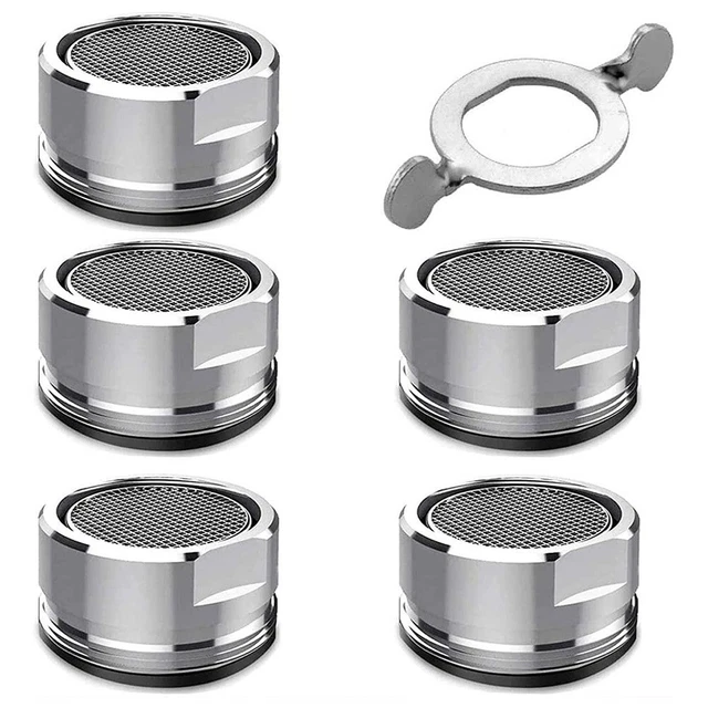 5x aireadores de latón grifo llave de filtro reemplazable para ahorrar agua M24