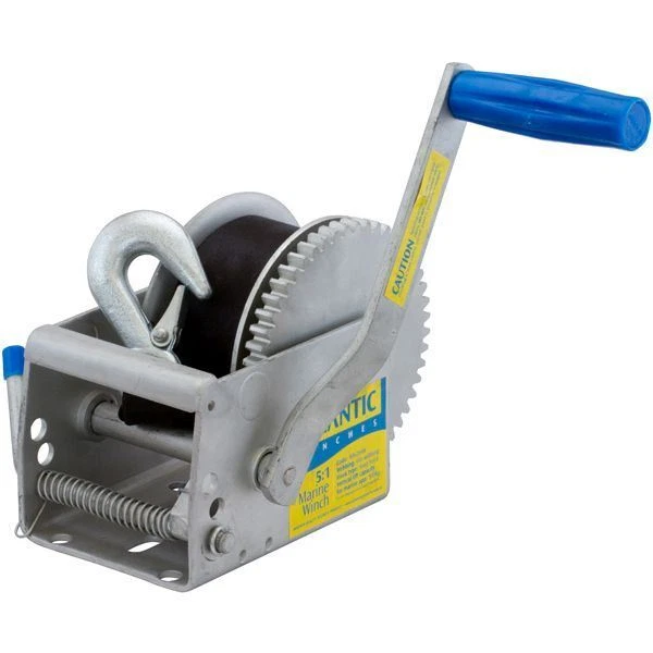 Atlantic Winch 5:1 6m Webbing Cable with Snap Hook