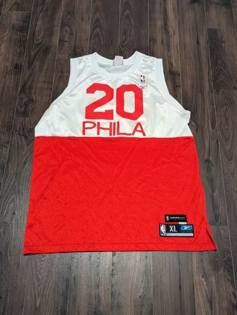 Philadelphia 76ers Jersey XL Eric  Snow #20 Reebok Hardwood Classics NBA