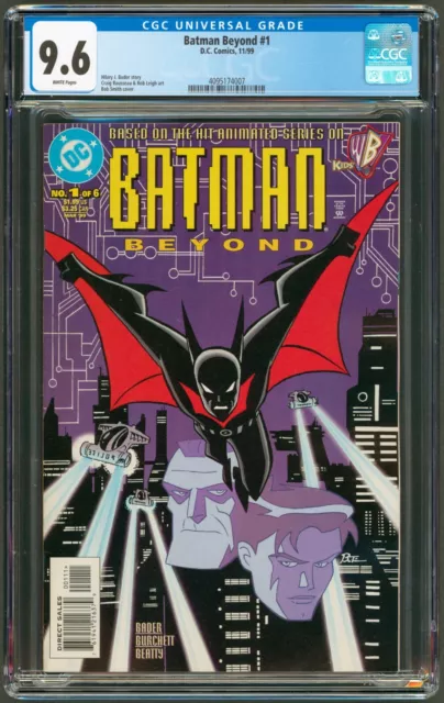 Batman Beyond #1 CGC 9.6 NM+ WP 1st Comic App Terry McGinnis 1999 DC Comics