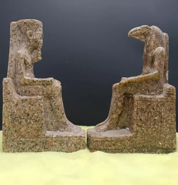 Ancient Egyptian antiquities of King Khufu and god Set Fourth Dynasty in era BC