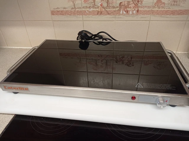 Caterlite CD562 Wärmetablett Buffet Schnitzerei Heiß Lebensmittel Display Tablett 550Wx350Dmm..