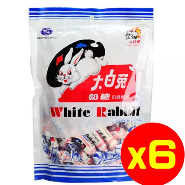 White Rabbit Milk Creamy Candy 180g (Pack of 6)