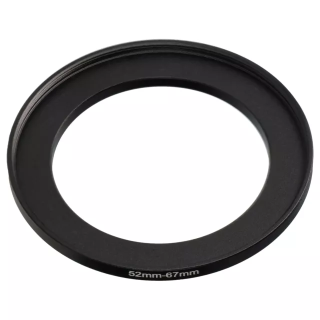 Step Up Ring Adapter von 52mm auf 67mm für Kamera Objektiv schwarz