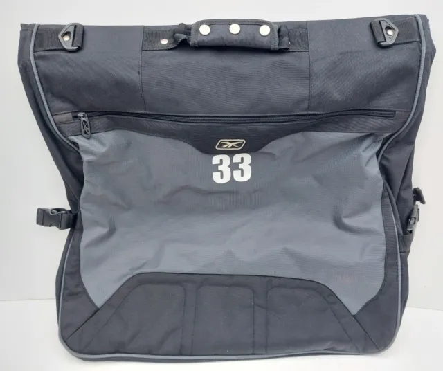 Traje de chándal Reebok colgante bolsa protectora con cremallera rugby fútbol 33