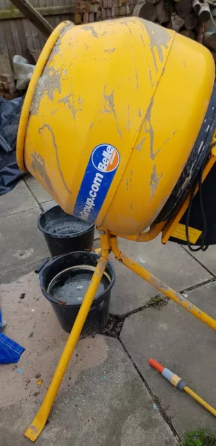 belle 240v cement mixer used