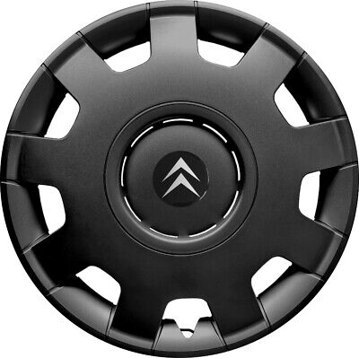 15'' Wheel trims Hub Cups CITROEN Berlingo van Xsara Picasso Nemo - black