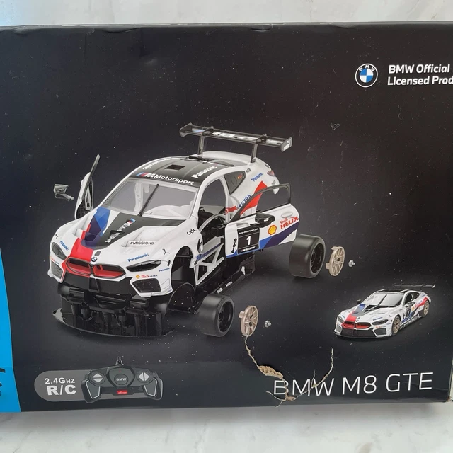 RASTAR OFFICIAL BMW M8 GTE Remote Control Car Assembly Model Kit 1:18 £ ...