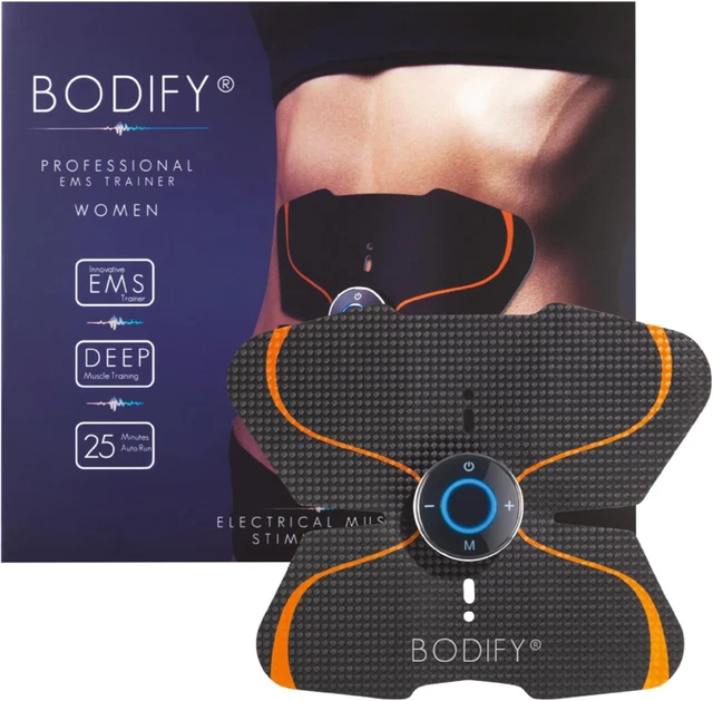 EMS Allenatore Addominale JOYTOUR – 8 Modalità E 15 Intensità – Con 10 Idrogel Di Ricambio – Arancione - 3