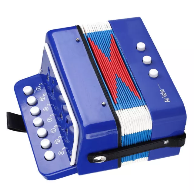 Children 7-Key 2 Bass Mini Small Accordion Educational Musical Instrument Rhythm