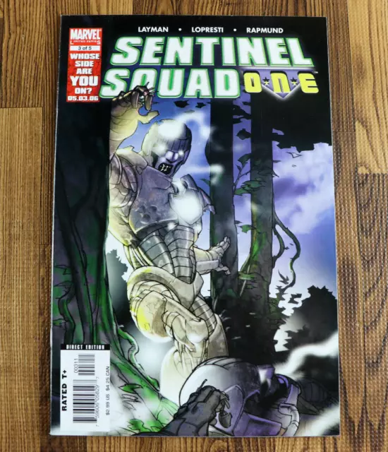 2006 Marvel Comics Sentinel Squad One #3 VF/VF+