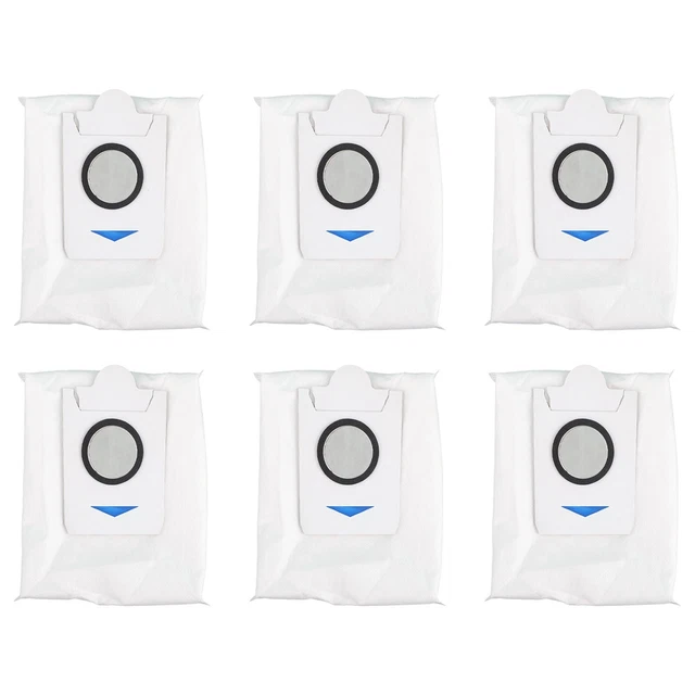 Long Lasting Replacement Dust Bags for ECOVACS For DEEBOT DDB030025 X2 (6 Pack)