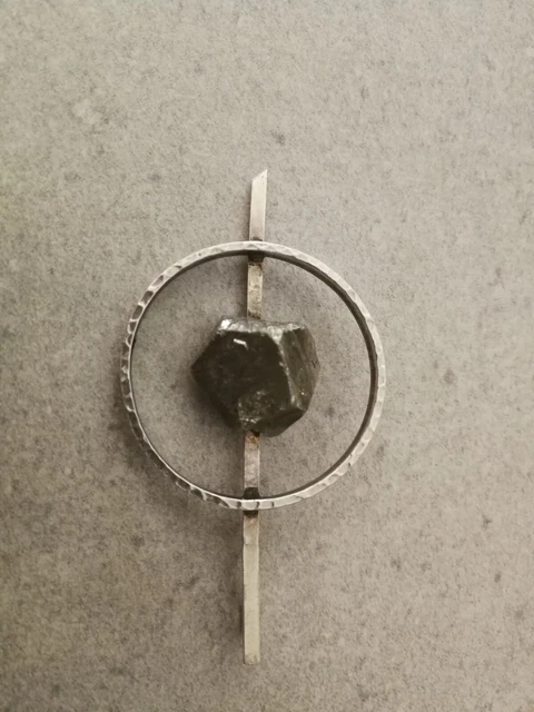 Fibule Broche Perle De Murano - Modèle Unique Pour Mariage, Noël - Neuf Sans Emballage