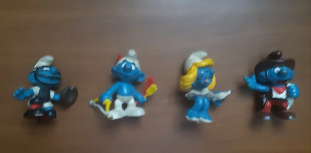 sbabam Puffo Carpentiere, I Puffi dei Mestieri, Maxi Formato 3D,da Collezione
