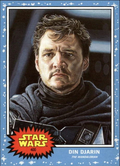 2023 Topps Star Wars The Living Set #400 Din Djarin (Pedro Pascal) The Mandalori