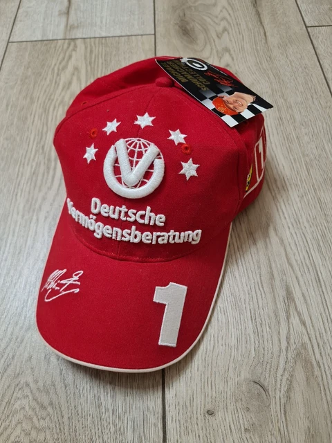 Ferrari Cap Vintage New Tag Schumacher Cap Formula 1 Cap Official F1 Hat Cap Red