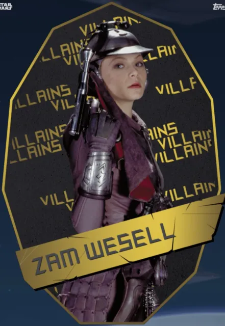 Star Wars Card Trader 2023 Villains S3 - Zam Wesell - Black SR [Digital]