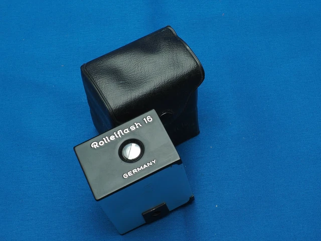 Rollei 16 Rolleiflash, para bombillas AG-1 con estuche como está no se puede probar