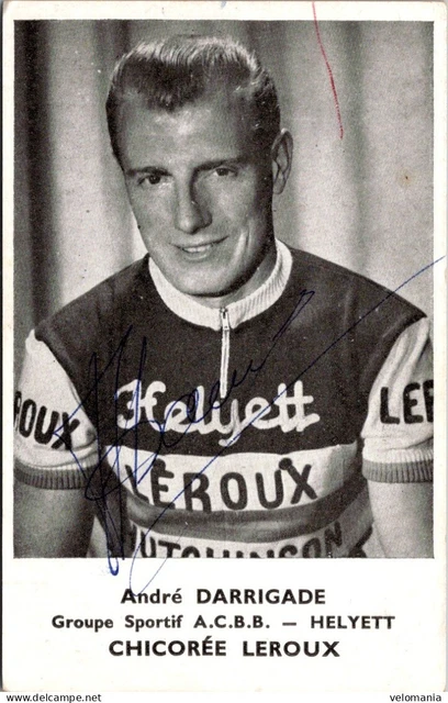 André Darrigade, coureur cycliste français (à gauche