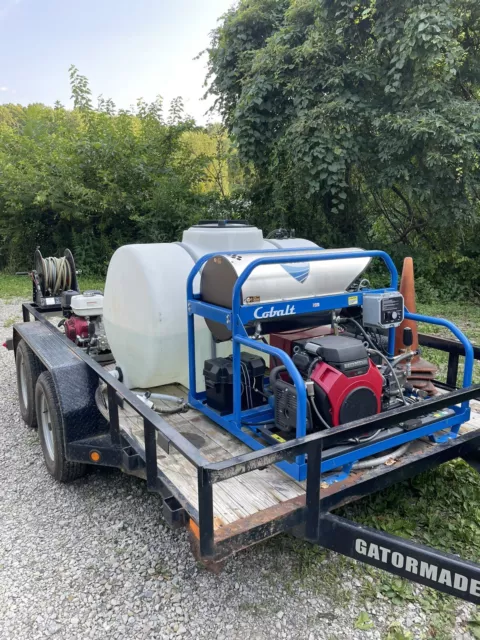 Power/Pressure Washing Rig With Softwash and Heated Surface Cleaner System