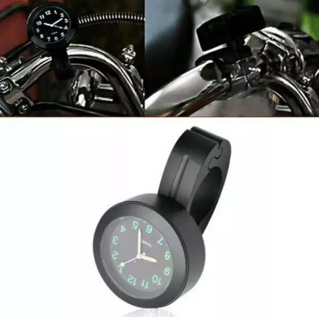 Motorrad ATV Uhr Motorrad Zifferblatt Lenkerhalterung Wasserdichtes Uhrenzubehör
