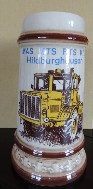 DDR Bierkrug - KfL Hildburghausen / Traktor K 700