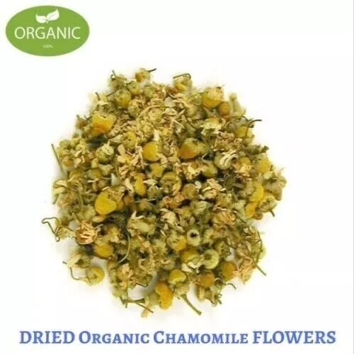 Organic CHAMOMILE FLOWER DRIED - Matricaria recutita - Herbal Tea HEALTHY FOOD