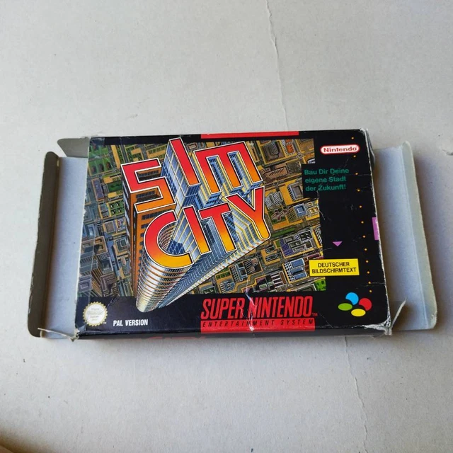 Sim City Complet Super Nintendo Snes