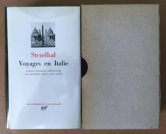 STENDHAL VOYAGES EN ITALIE La Pléiade Gallimard 1973 EUR 19,99