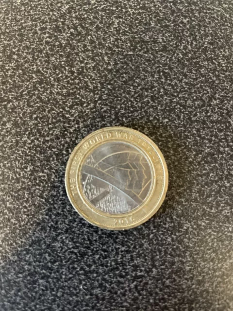 first world war 2 pound coin 2016