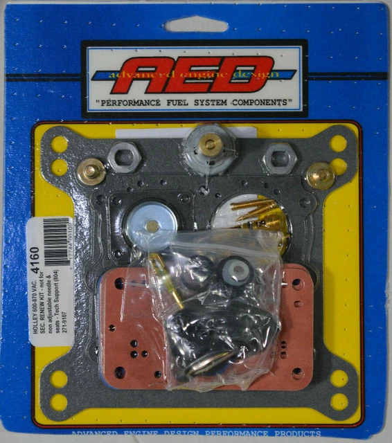 Carb Rebuild Kit For Holley 4160 Performance Carburetors - 600/650/750 CFM Vacuum Secondary - 1850 Series