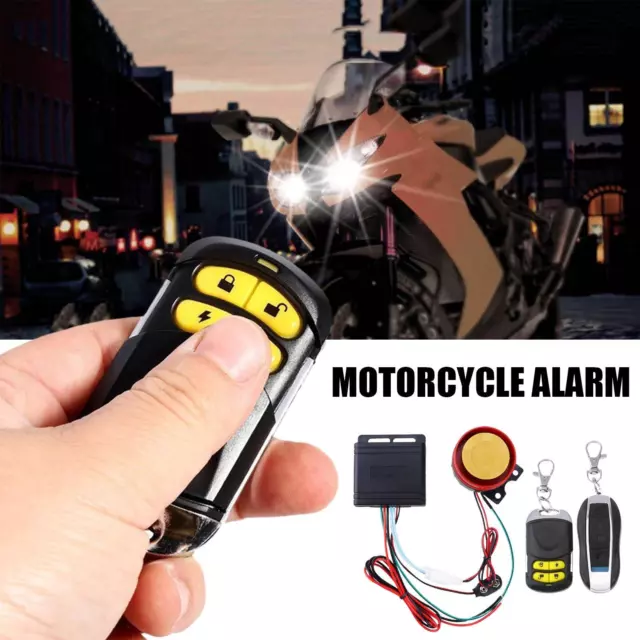 Motorcycle Motorbike Bike Anti-theft Security Alarm Sensor Control BEST L1Z6