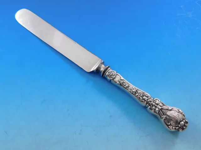 Nuremburg by Alvin Sterling Silver Regular Knife Blunt Silverplate Blade 8 1/2"