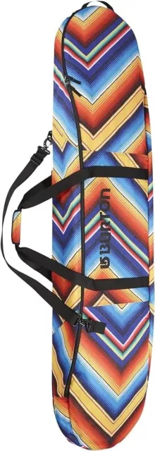 Burton Space Sack Snowboard Bag in Fish Blanket Rainbow Stripe Print, Brand New