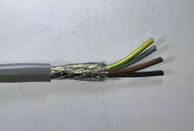 10 METRES - 4 Core Screened Shielded Cable,  12 amps, 0.75mm CNC Projects