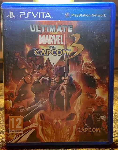 Ultimate Marvel vs. Capcom 3 PS Vita CASE COVER ARTWORK NO GAME