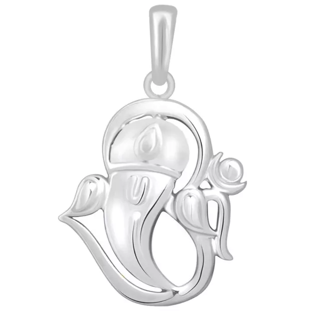 Indisch Traditionell 925 Sterlingsilber Einfach Ganpati Anhänger Für Unisex