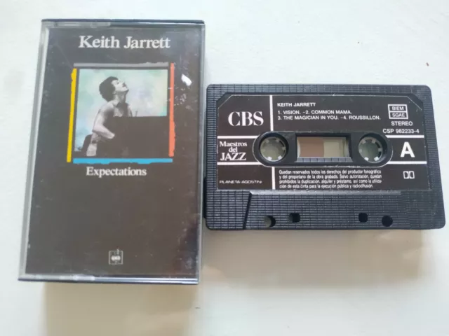 Keith Jarrett Expectations Masters del Jazz CBS 1989 - Cinta Tape Cassette