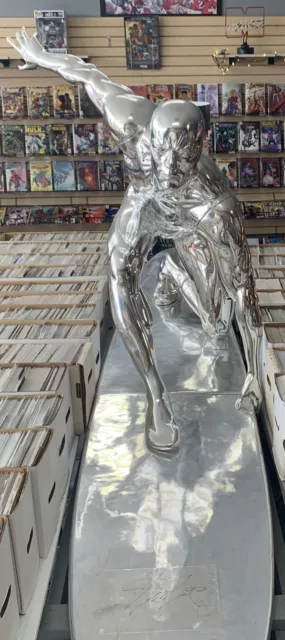 Silver Surfer Life Size Movie Statue-Stan Lee Signed