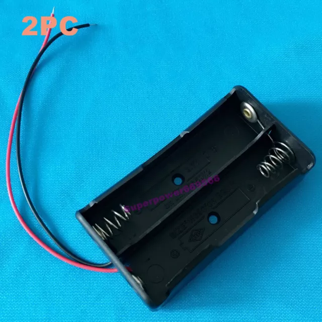 2PC plastic connector holder box for 2S18650 series to Li-ion 7.2V 7.4V