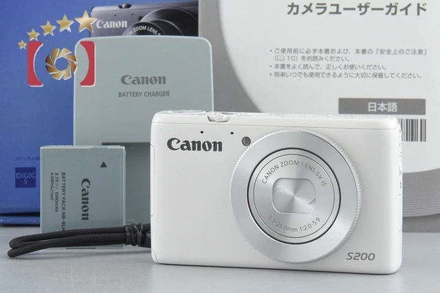 CANON POWERSHOT S200 White Seven-Eleven Edition Compact