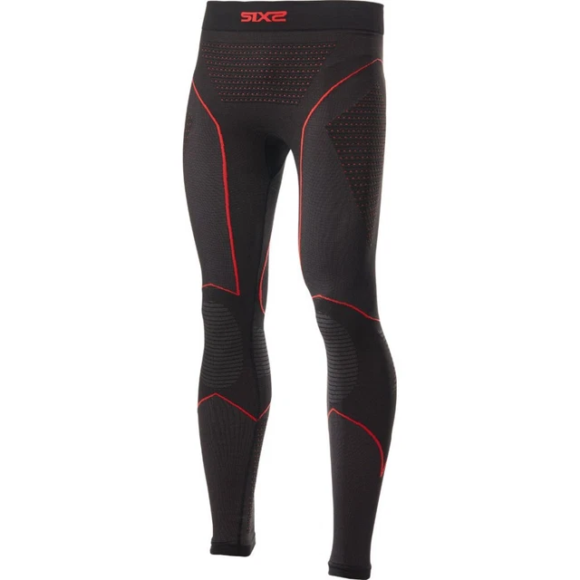 Pantalone Six2 Blazefit Underwear Nera Rosso Taglia Xs-S