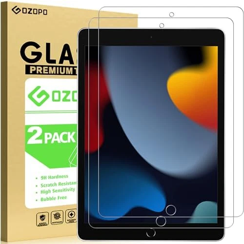 GOZOPO Protection Écran pour iPad 9ème / 8ème / 7ème Génération iPad 9/8/7-10...